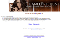 Tablet Screenshot of chanelprestonxxx.com
